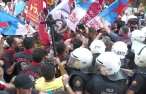 İzmir’de Suruç’u anmak isteyenlere polisten sert müdahale! 13 gözaltı