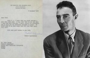 Oppenheimer’ın Feza Gürsey’e yazdığı mektup sosyal medyada güdnem oldu!
