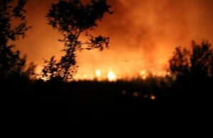 İzmir Kınık’ta orman yangını! 10 saattir müdahale sürüyor