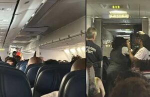 Kliması çalışmayan uçakta yolcular ve kabin görevlisi bayıldı
