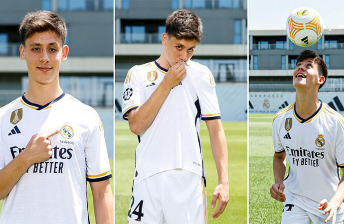 Arda Güler Real Madrid’de ilk antrenmanına çıktı!
