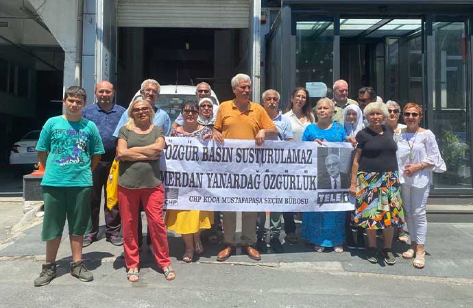 CHP Fatih ilçe örgütünden TELE1’e destek!