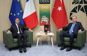 Erdoğan ile Macron NATO Zirvesi’nde bir araya geldi