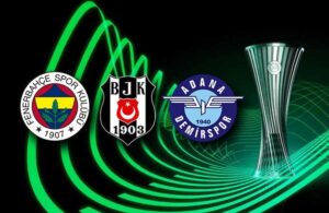 Fenerbahçe, Beşiktaş ve Adana Demir’in muhtemel rakipleri belli oldu