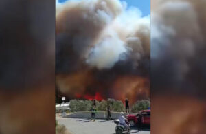Hırvatistan’ın Ciovo adasında orman yangını! Ada halkı tahliye edildi