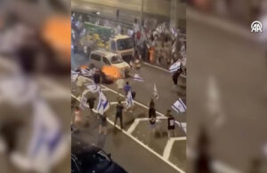 İsrail’de yargı reformu protestoları şiddetleniyor! Otomobiliyle kalabalığın arasına daldı