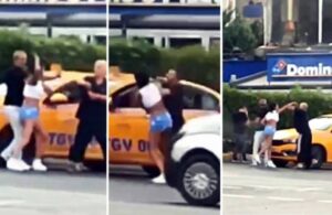 Yabancı uyruklu kadın taksiciye hem para vermedi hem saldırdı