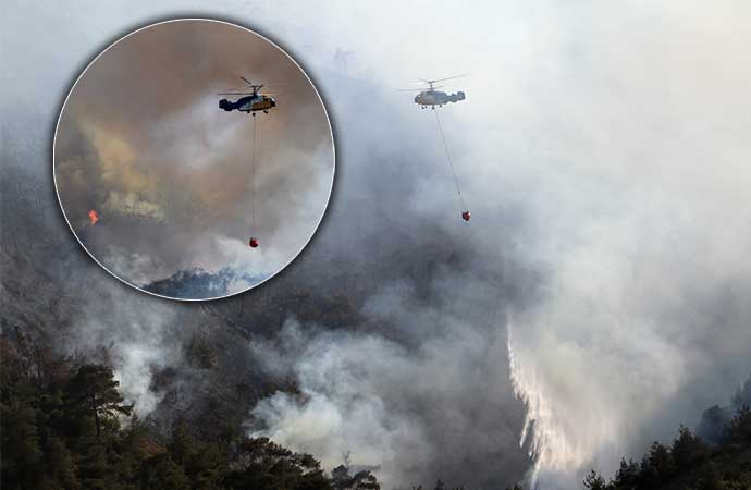 Türkiye’nin ciğerlerini yakan orman yangınlarında son durum! Mersin’den iyi haber geldi