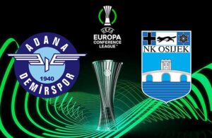 Mavi şimşekler tarih yazmaya geliyor! Adana Demirspor Osijek maçı saat kaçta hangi kanalda?
