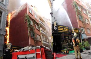 Beyoğlu’nda otel yangını paniği: Tahliye edildiler