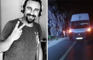 Servis minibüsünün çarptığı motosikletli ses teknisyeni öldü