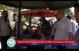 Pazar ziyareti yapan MHP’li başkan esnafa yanıt veremedi
