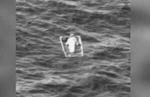 Atlantik Okyanusu’nda kaybolan genç 35 saat sonra kurtarıldı