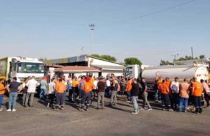 MHP’li Silivri Belediyesi’nin temizlik işçilerinin grevinde arbede çıktı