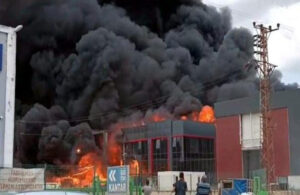 Tekirdağ’daki fabrika yangını söndürüldü! Tesis kullanılamaz hale geldi