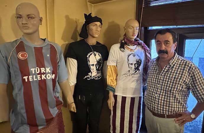 Zafer Bayramı’nda Atatürk tişörtlü cansız mankenlere engel