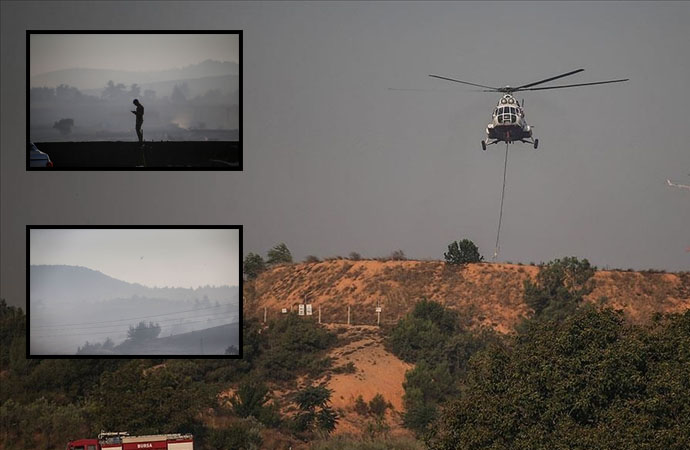 Bilecik ve Bursa’daki orman yangını kontrol altına alındı