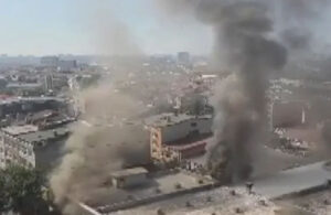 İstanbul’da iş merkezinde yangın! Mahsur kalan 9 kişi kurtarıldı