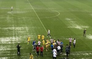 Süper Lig maçına yağmur engeli! Karşılaşma ertelendi
