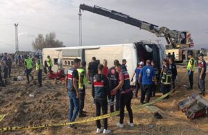 Amasya’da yolcu otobüsü devrildi! 6 ölü 35 yaralı