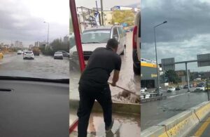 Ankara’da sağanak yağmur: Trafik aksadı, su baskınları yaşandı