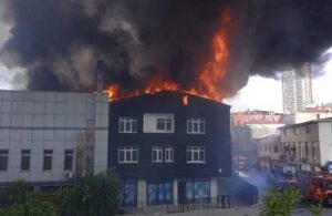 Spor salonu ve üç bina kül oldu! Ataşehir’deki yangın söndürüldü