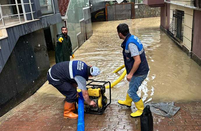 Atakum Belediyesi’nden şiddetli yağış alarmı