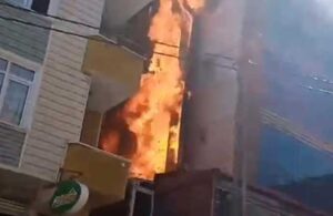 Ataşehir’de restoranda yangın: Beş katlı binaya sıçradı!