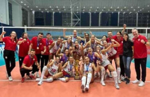 Galatasaray Kadın Voleybol Takımı Balkan şampiyonu