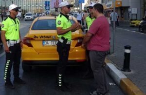 Taksimetre açmayan taksici altı kat ücret istedi: Turistle tartıştı, aracı bağlandı