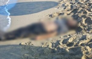 Kuşadası’nda bir erkek cesedi kıyıya vurdu