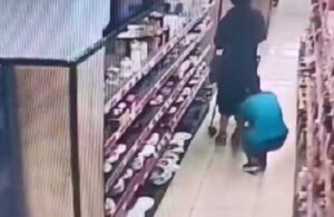 Müşterinin etek altı görüntüsünü çeken market çalışanına gözaltı