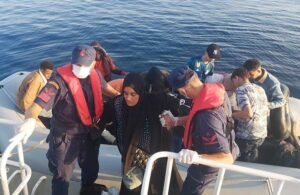 Balıkesir’de 56 kaçak göçmen yakalandı