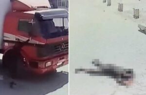 Konya’da iş cinayeti! Kapısına tutunduğu kamyonun altında kaldı