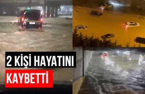 İstanbul’u sel aldı! Havalimanı tüneli kapandı, hastaneyi su bastı