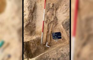 ‘Vampir’ mezarlığı bulundu! Asma kilitle bağlanarak gömülmüş