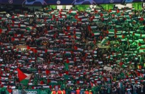 Celtic, Filistin bayrakları açan taraftar grubunun kombinelerini askıya aldı!