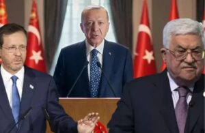 AKP’li Cumhurbaşkanı Erdoğan, Filistin Devlet Başkanı Abbas ve İsrail Cumhurbaşkanı Herzog ile görüştü