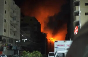 İsrail’den 12 bin kişinin sığındığı hastaneyi bombalama tehdidi !  Filistin’den acil çağrı