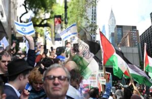 ABD’de İsrail ve Filistin destekçileri karşılıklı gösteri düzenledi