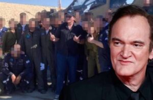 Gazeteci fotoğraf paylaştı! “Tarantino İsrail üssünü ziyaret etti”