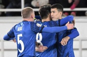Beşiktaşlı Bakhtiyar Zaynutdinov rekor kırdı Kazakistan ilk galibiyetini aldı