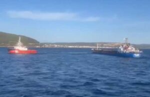 Ukrayna’dan Lübnan’a giden gemi Çanakkale Boğazı’nda arıza yaptı