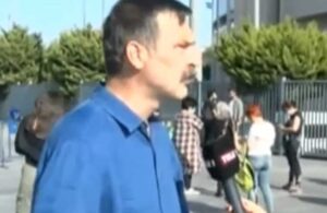 Erkan Baş TELE1 canlı yayınındayken kendisini kayda alan polise tepki gösterdi