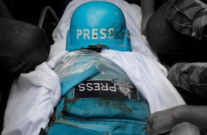 İsrail’in Gazze’ye saldırılarında 11 gazeteci yaşamını yitirdi