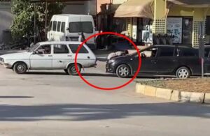 Adana’da pes dedirten görüntü! Bozuk otomobili çekmek için halat yerine çocuk kullandılar