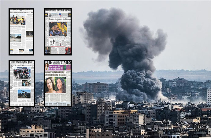 Hamas-İsrail savaşını dünya basını nasıl gördü? “Yardım ablukası ile Gazze krizi derinleşiyor”