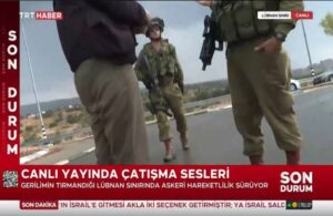 İsrail askerlerinden TRT canlı yayınına müdahale