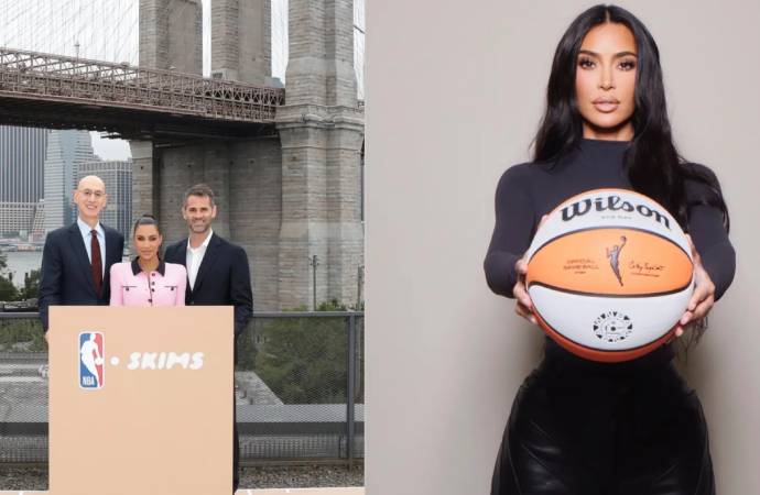 Kim Kardashian ile NBA arasında iç çamaşırı sponsorluğu