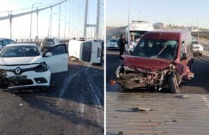 Osmangazi Köprüsü’nde zincirleme kaza! 9 yaralı